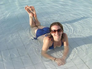 Photo of woman in swimming pool