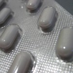 Close up photo of headache tablets