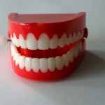 Photo of plastic teeth