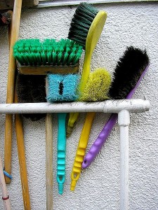 Photo of cleaning brushes