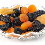 A bowl of dried fruit