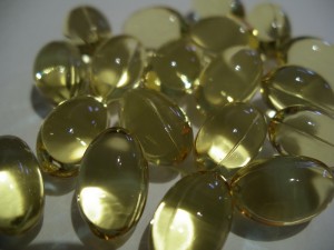 Photo of cod liver oil capsules
