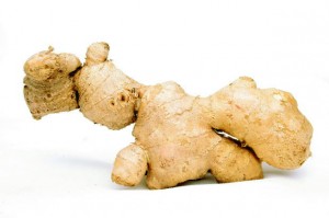 Photo of a ginger root