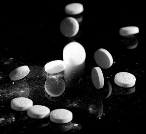 Photo of aspirin tablets