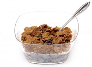 Photo of a bowl of healthy cereal