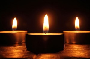 Photo of three candles