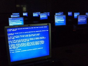 Photo of computer screens