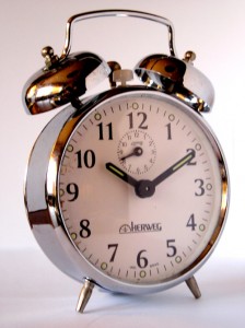 Photo of an alarm clock