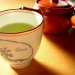 Photo of a cup of green tea