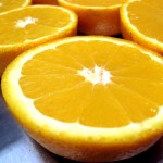 Photo of cut up oranges