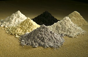 Photo of rare earth oxides