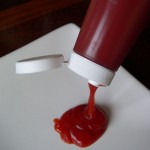 Photo of squeezy ketchup bottle