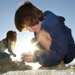 Photo of children playing in the sun