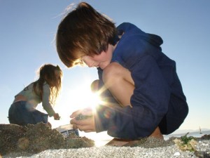 Photo of children playing in the sun