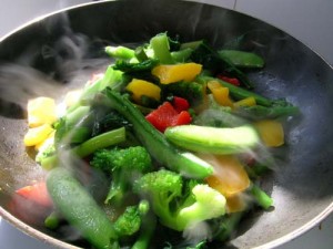 Photo of a vegetable stir fry