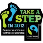 Fairtrade Fortnight Take a Step 2012 logo