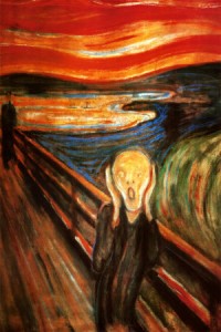 Photo of the painting "The Scream"