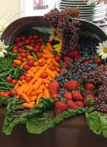 Photo of cornucopia of fruit and vegetables
