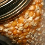 Photo of a jar of popcorn