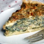 Photo of nettle and ricotta pie