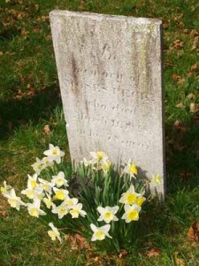 Photo of a gravestone
