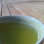 Photo of a cup of green tea