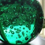 Photo of a green crystal ball