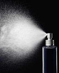 photo of perfume spray