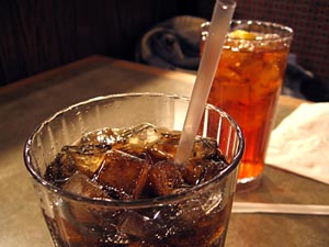 Photo of two glasses of cola