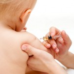 Photo of a baby receiving a vaccination