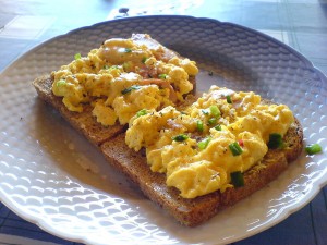 Scarmbled Egg on toast