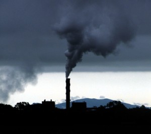 Photo of industrial air pollution