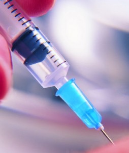 Photo of a hypodermic needle