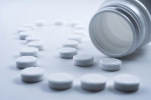 Photo of paracetamol tablets on a table