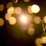 Photo of street lights at night