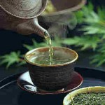 Photo of a cup of green tea
