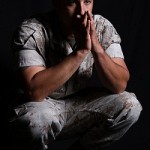 Photo of a marine suffering from PTSD