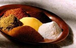 Photo of a bowl of ground Chinese herbs