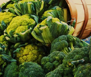 Photo of broccoli and other cruciferous vegetables