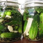 Photo of lacto-fermented cucumbers