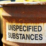 Photo of a barrel of toxic substances