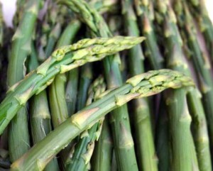 Close up photo of asparagus