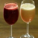 Photo of freshly prepared fruit juices
