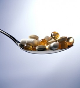 Photo of a spoonful of supplements