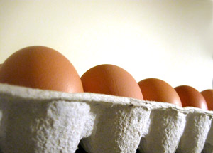 Photo of a box of eggs