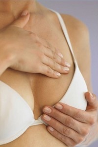 Photo of a breast self examination