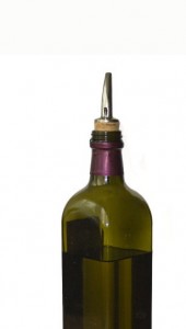 Photo of an olive oil bottle