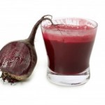 Photo of a glass of beetroot juice