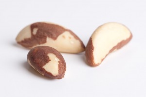 Close up photo of brazil nuts