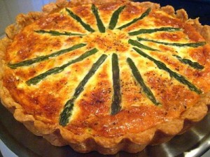 Photo of asparagus quiche